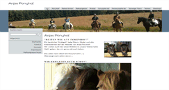 Desktop Screenshot of anjasponyhof.de