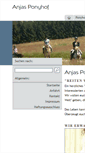 Mobile Screenshot of anjasponyhof.de