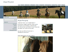Tablet Screenshot of anjasponyhof.de